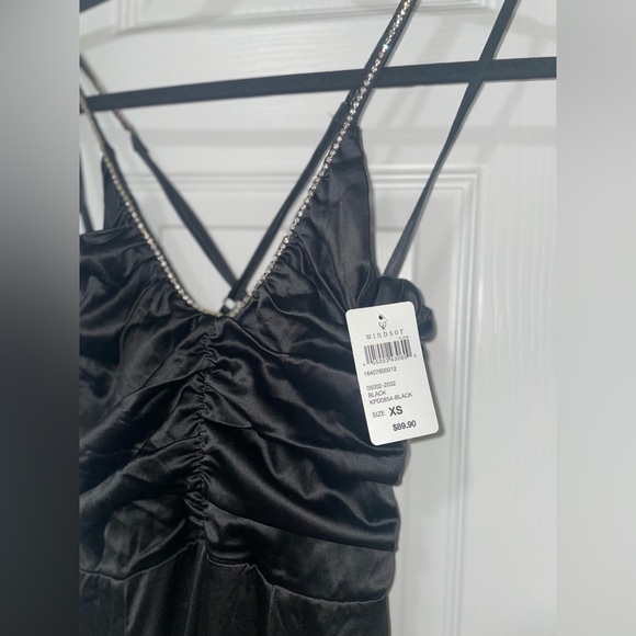 Kaelie Formal Satin A-Line Dress XS - Picture 4 of 6